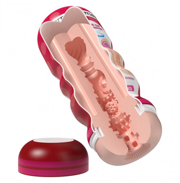 PRETTY LOVE - Flora Vacuum Cup Masturbator With Red Sucker Ball PRETTY LOVE - Flora Vacuum Cup Masturbator With Red Sucker Ball